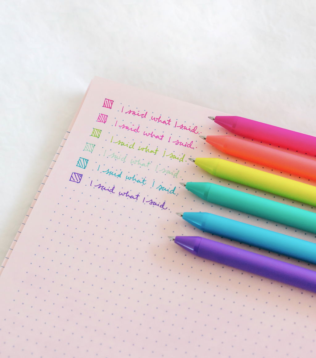 Pen Jotters - Pink