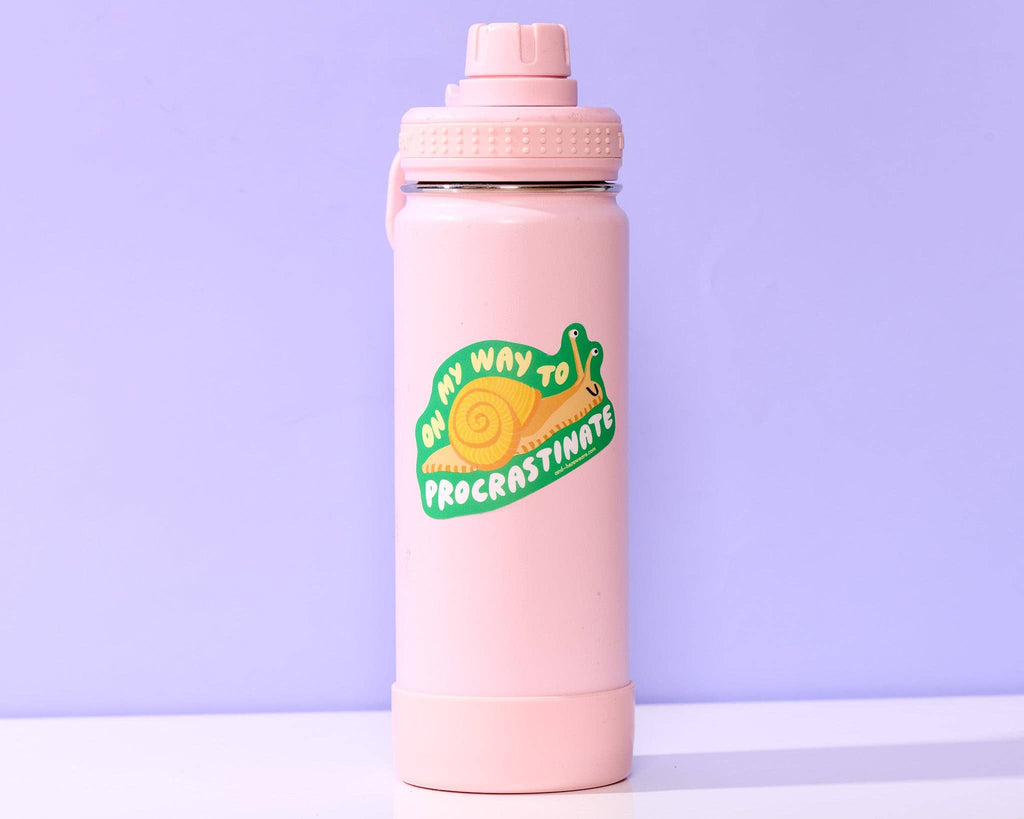 Vinyl Sticker—On My Way to Procrastinate