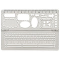 Kutsuwa Note-Making Stencil – Grey