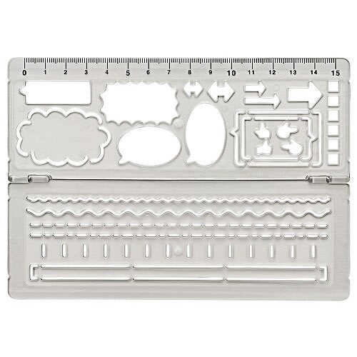 Kutsuwa Note-Making Stencil – Grey
