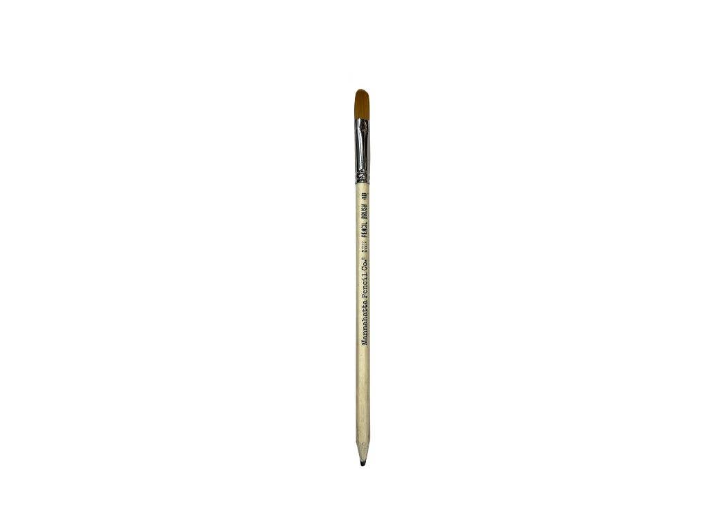 Graphite Pencil Brush: 4B Filbert