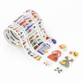 bande Today's Outfit – Retro Cinema Lady Mix + Match Washi Sticker Set