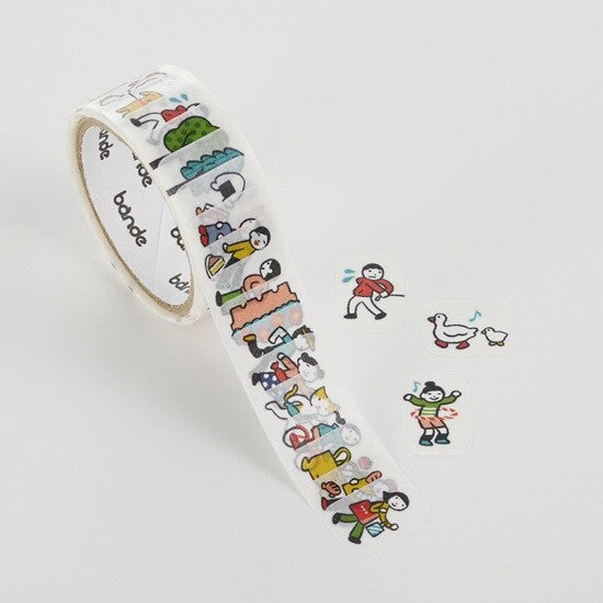 bande Notebook Dwellers – A Lovely Day for a Walk Washi Sticker Roll