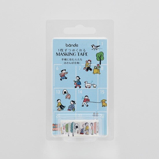 bande Notebook Dwellers – A Lovely Day for a Walk Washi Sticker Roll