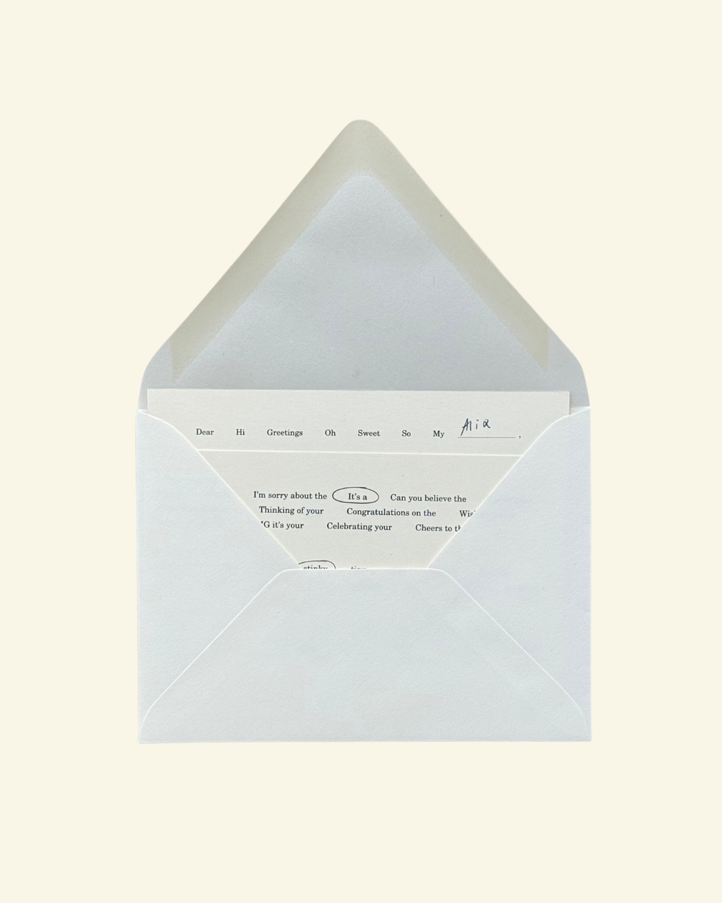 The Everything Card set: stationery for every occasion