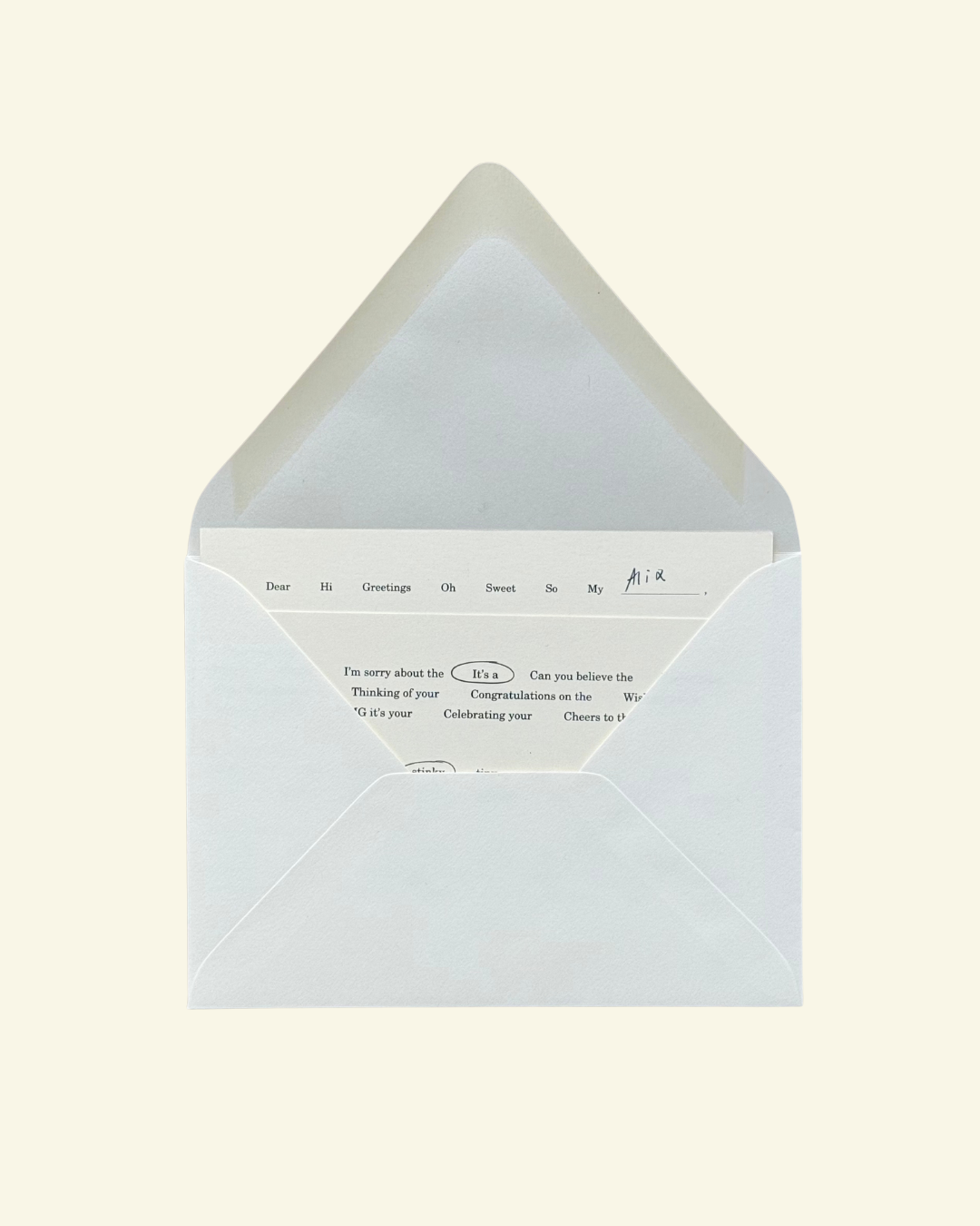 The Everything Card set: stationery for every occasion