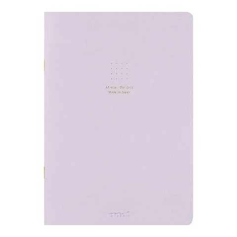 Midori A5 Dot Grid Notebook – Purple | Minimal Journal