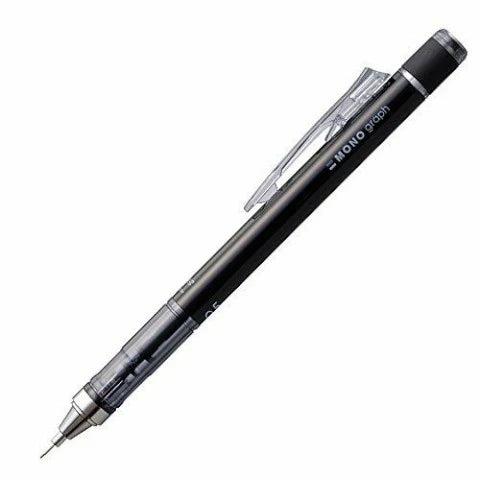 Black Tombow MONO Graph Mechanical Pencil 0.5mm – Standard Japanese Shaker Pencil