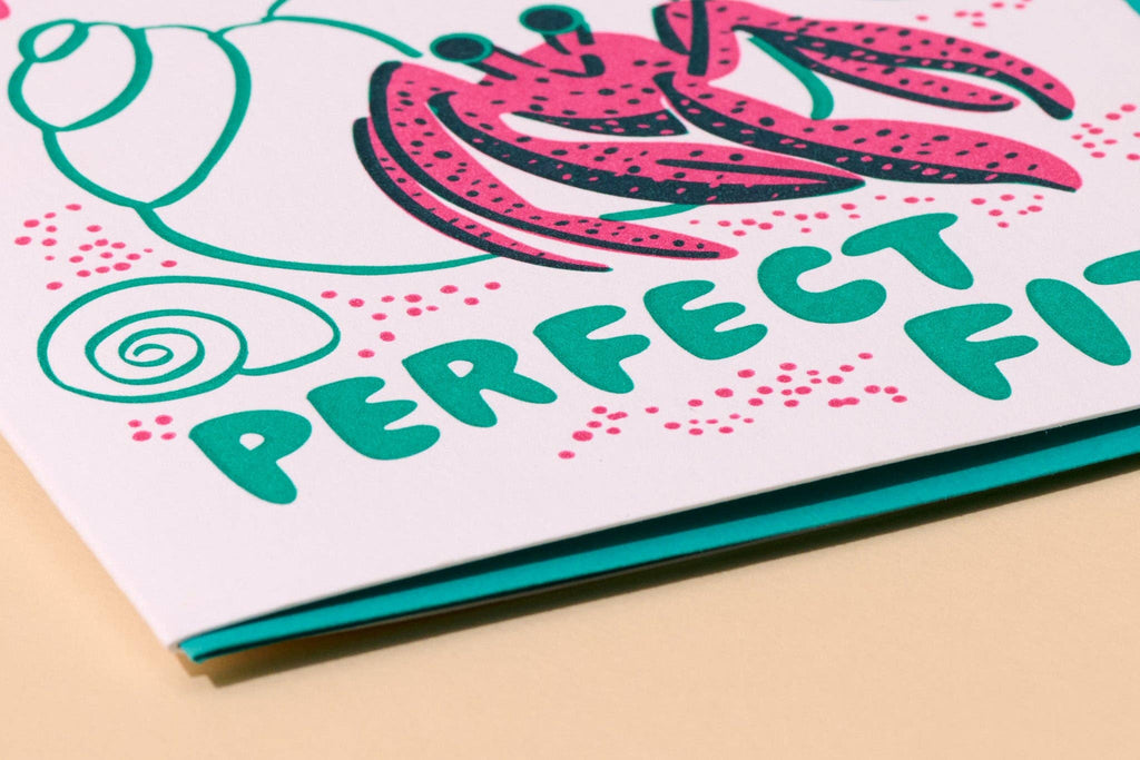 Letterpress New Home Card—Perfect Fit