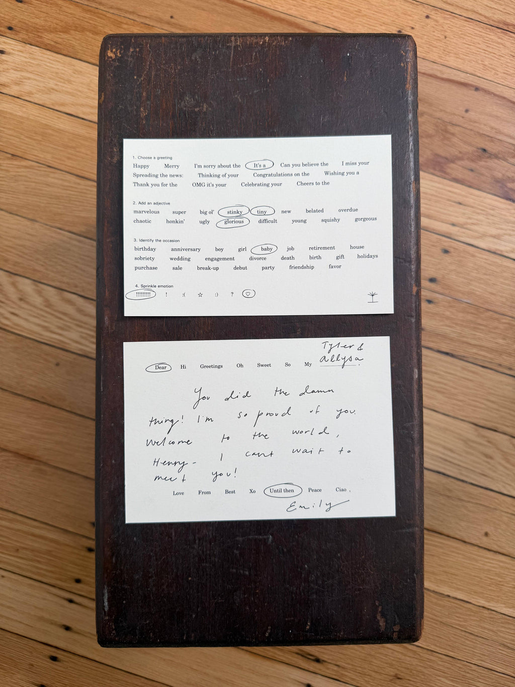 The Everything Card set: stationery for every occasion