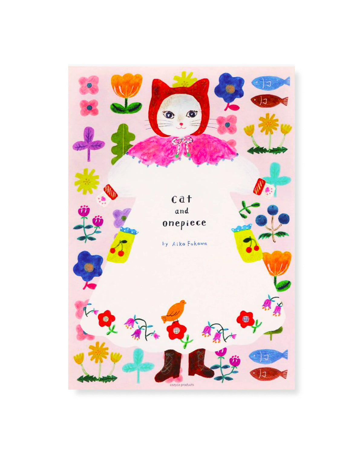 Large Writing Pad - Cat and Onepiece