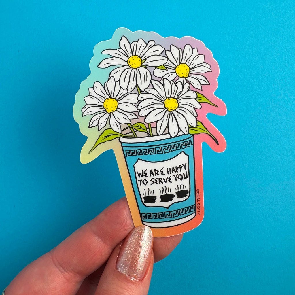 Bodega Flowers Sticker