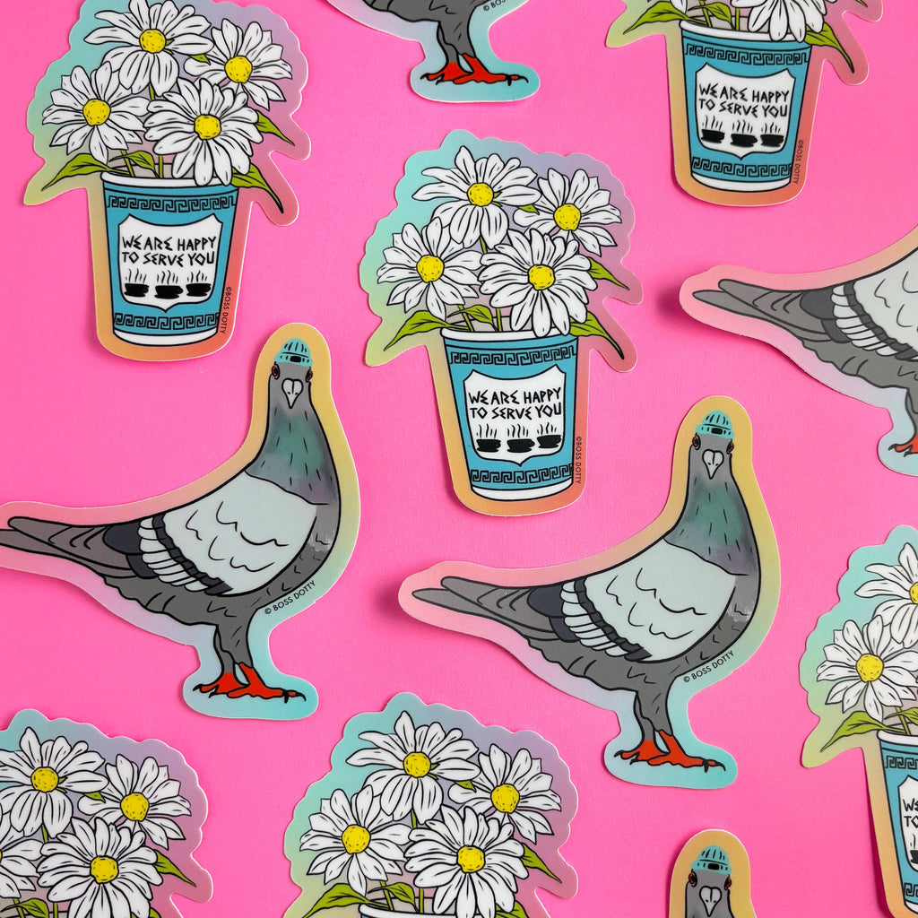 Bodega Flowers Sticker