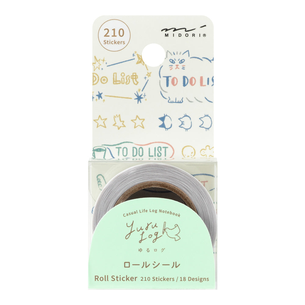 Yuru Log Roll Sticker List