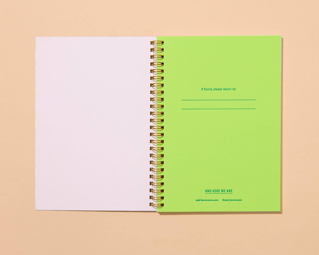 Letterpress A5 Spiral Notebook (Lined)—Tomatoes