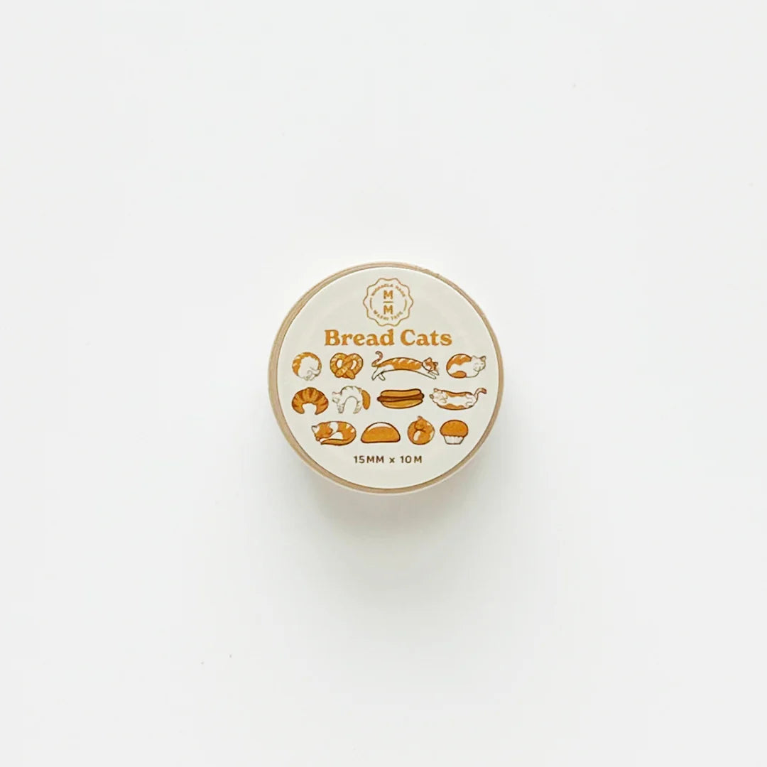 Bread Cats Washi Tape by Michaela Made