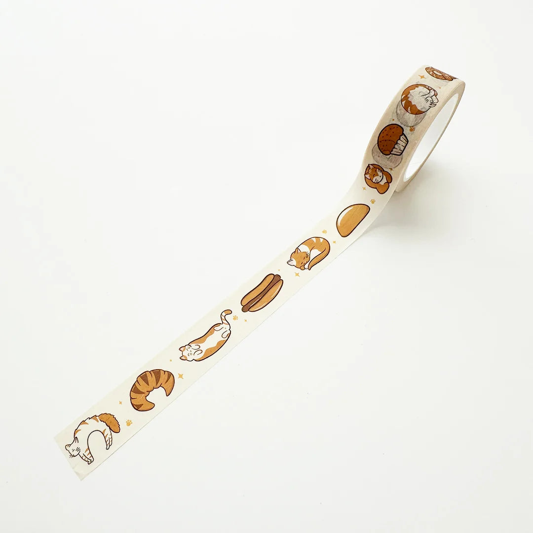 Bread Cats Washi Tape by Michaela Made