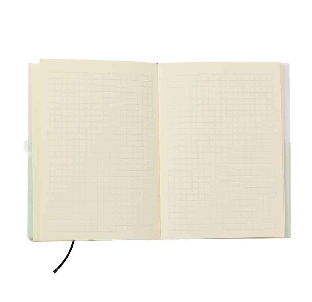 MD Notebook A6 – Gridded Minimalist Notebook
