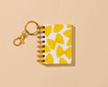 Letterpress Teenybook Mini Notebook Bag Charm—Bow Tie Pasta