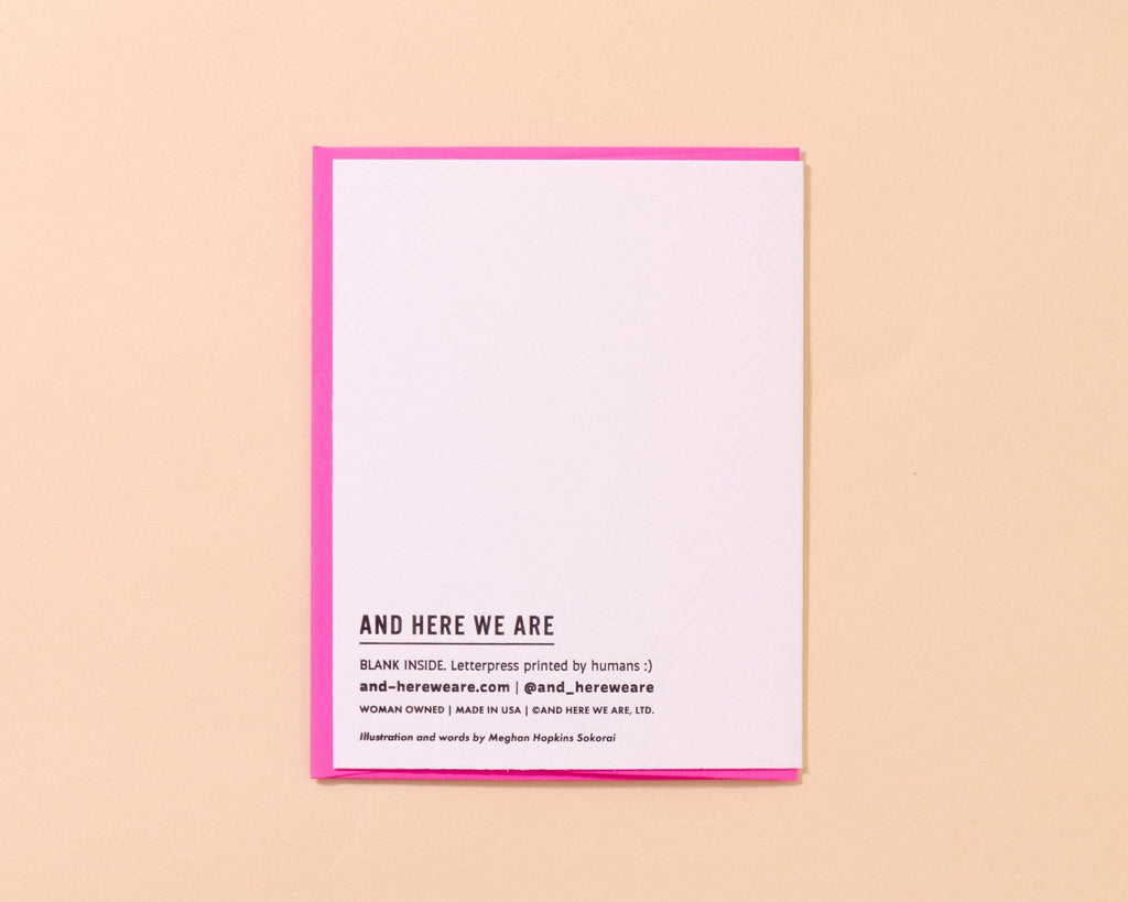Letterpress Anniversary Card—Partners in Crime