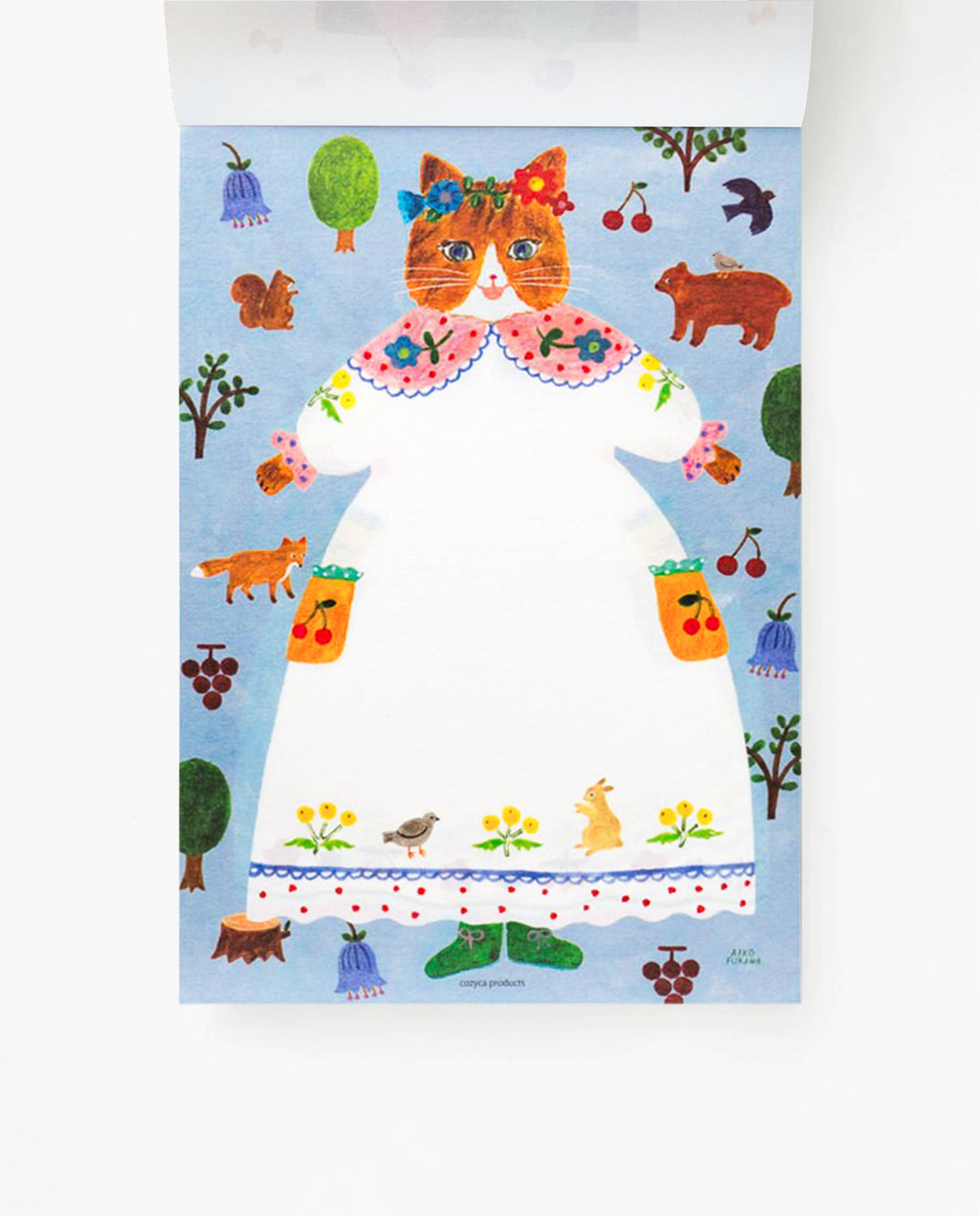 Large Writing Pad - Cat and Onepiece