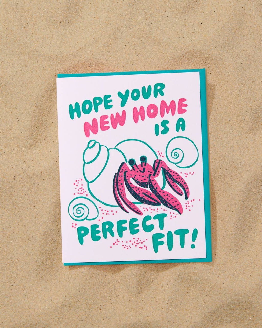Letterpress New Home Card—Perfect Fit
