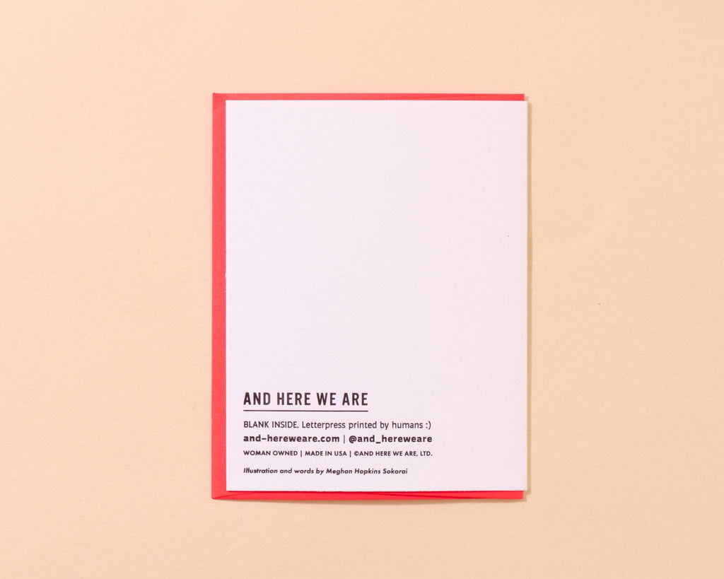 Letterpress Graduation Card—Rad in Grad