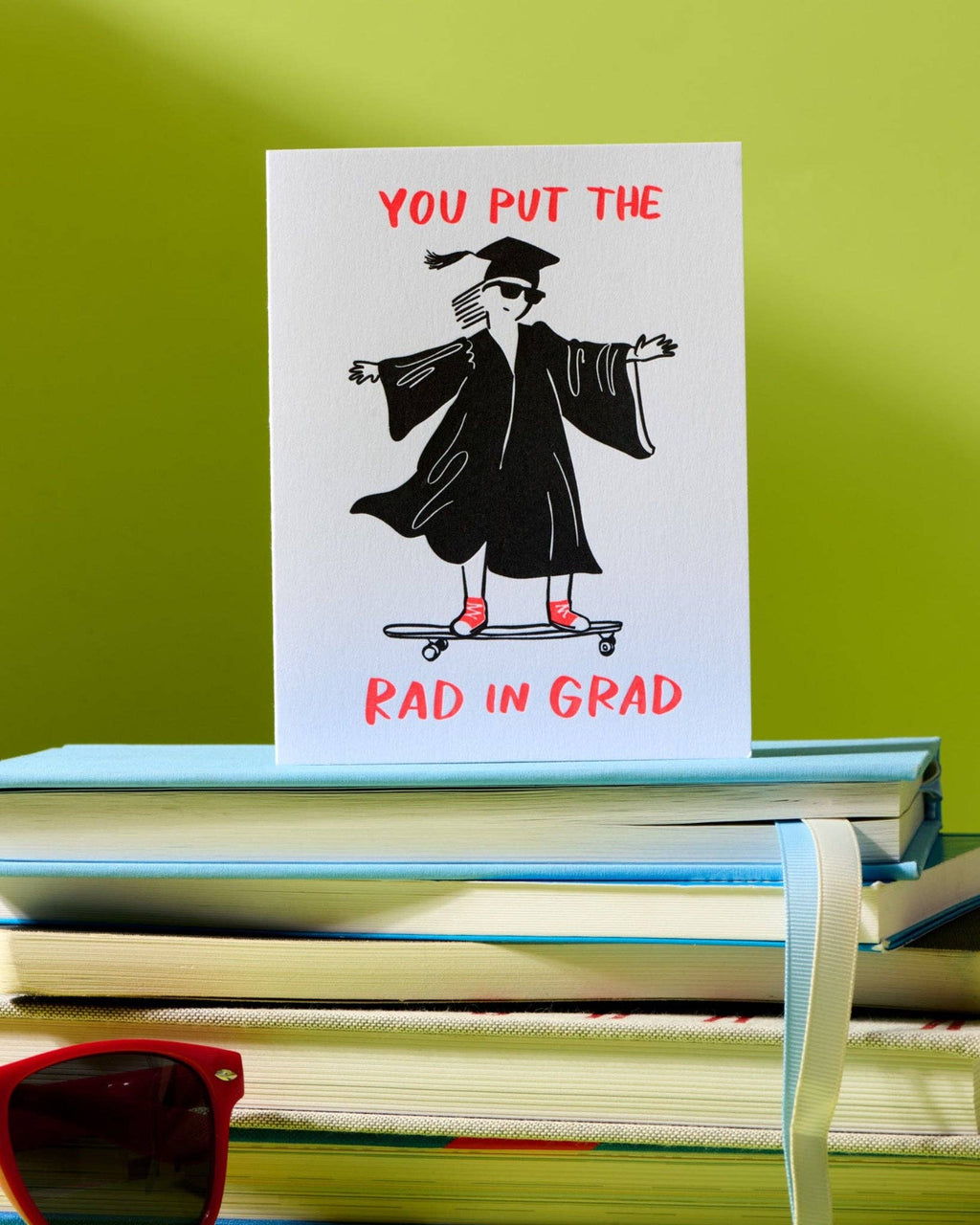 Letterpress Graduation Card—Rad in Grad