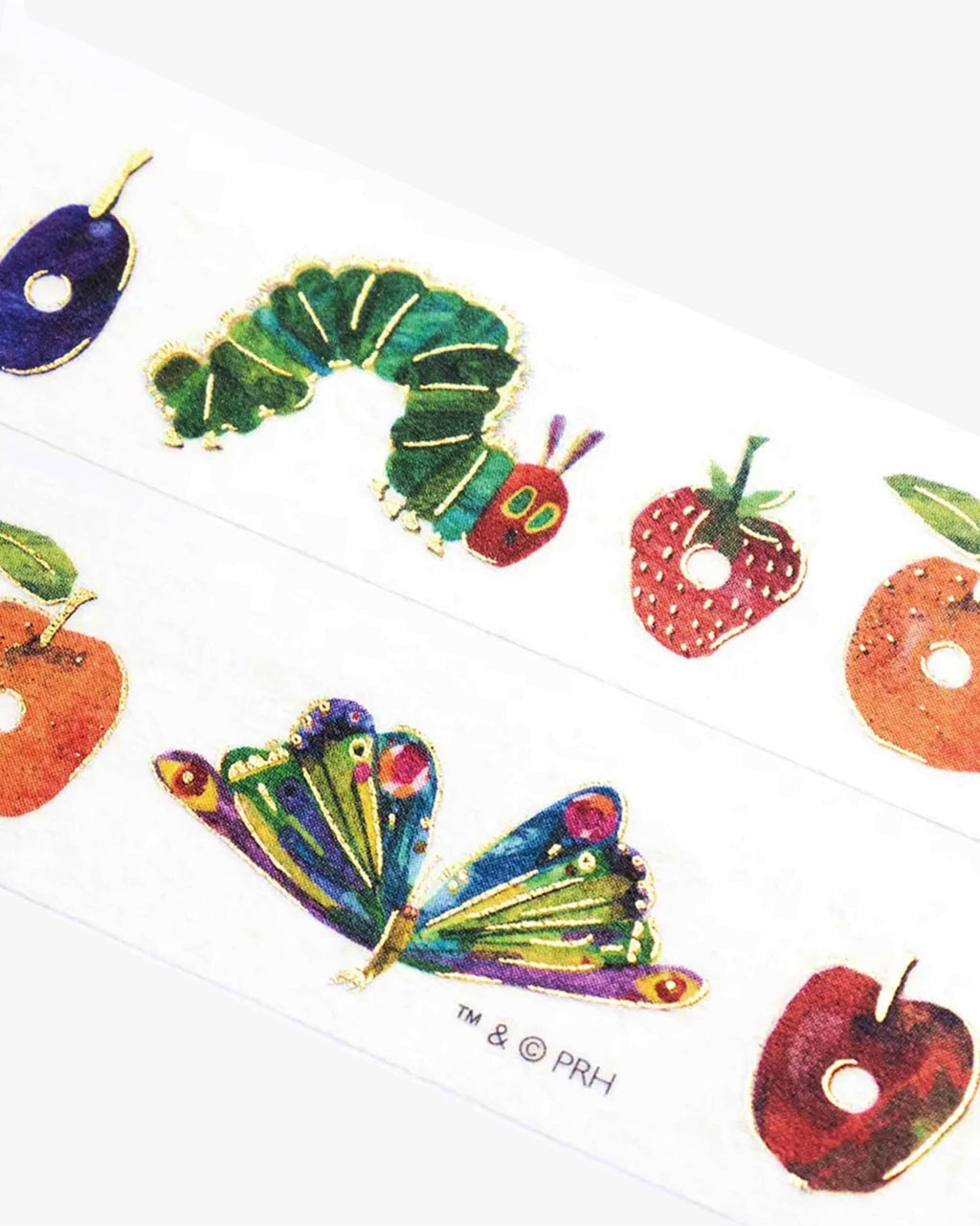 Gold Foil Washi Tape - The Very Hungry Caterpillar