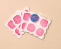 Letterpress Vellum Coaster Set—Scalloped Modern Shells