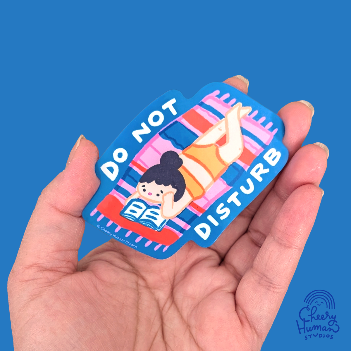 Do Not Disturb (Beach Reading) - Vinyl Sticker