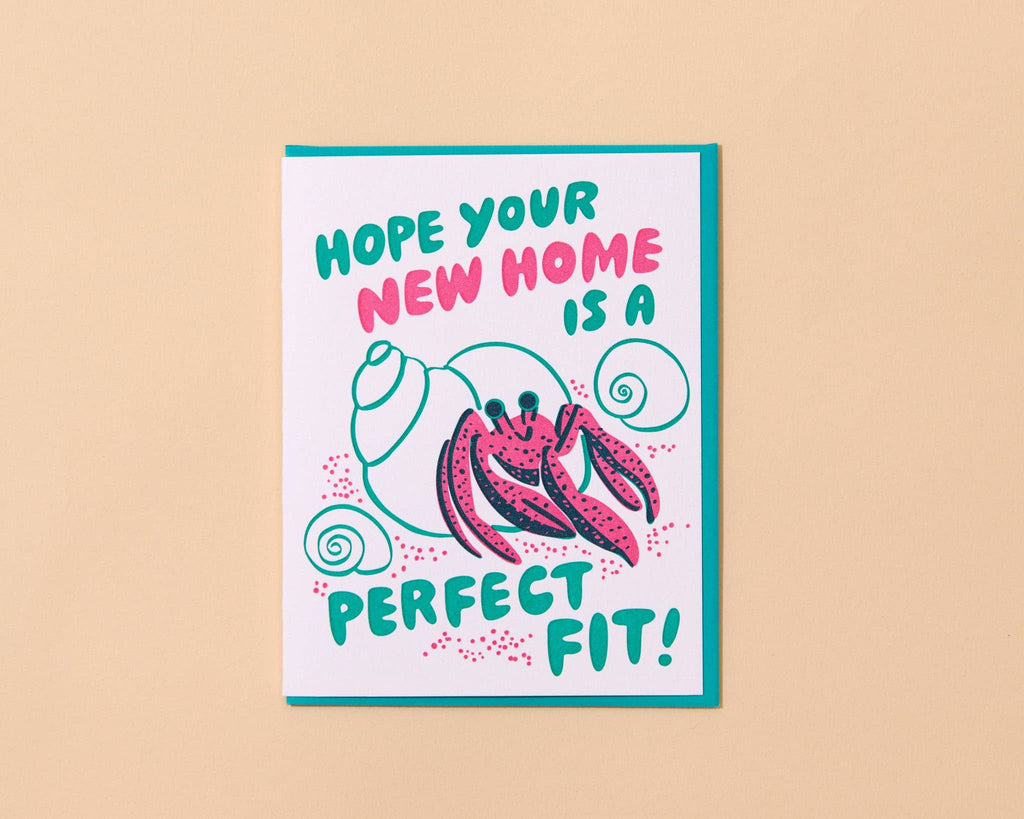 Letterpress New Home Card—Perfect Fit