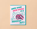 Letterpress New Home Card—Perfect Fit