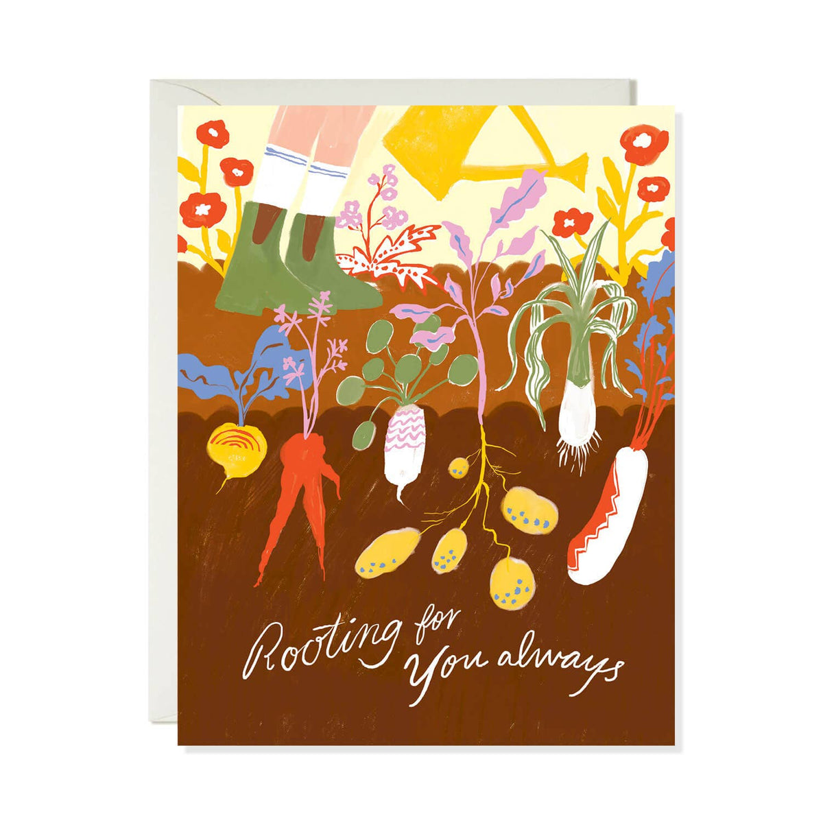 Rooting For You – Garden Encouragement Card