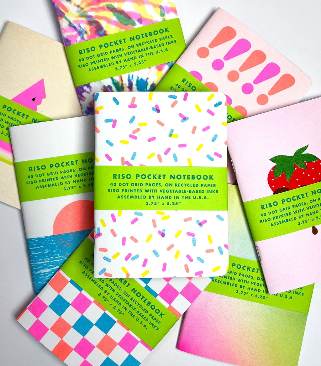 Risograph Pocket Notebook - Checkers