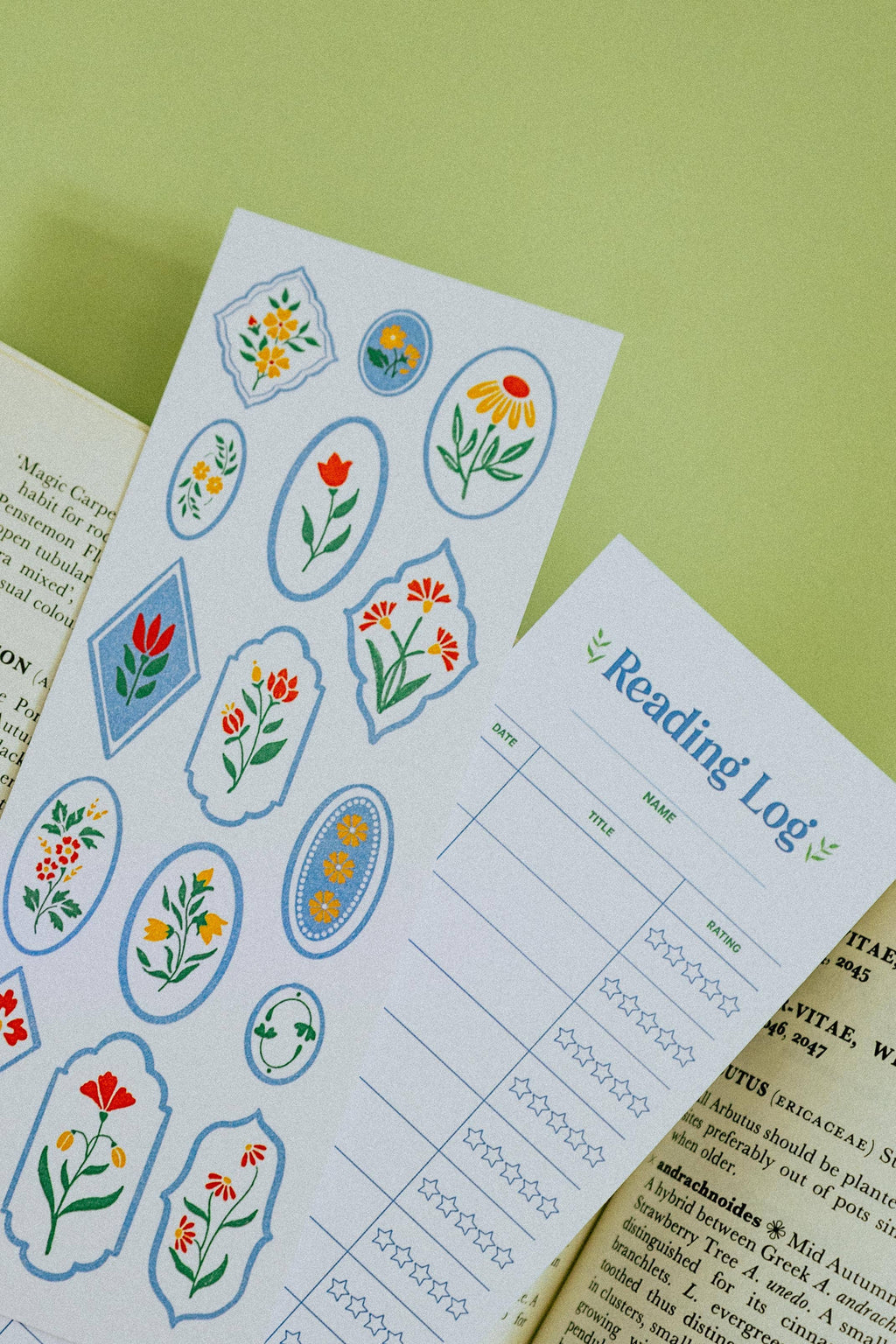 Floral Edition Bookmark